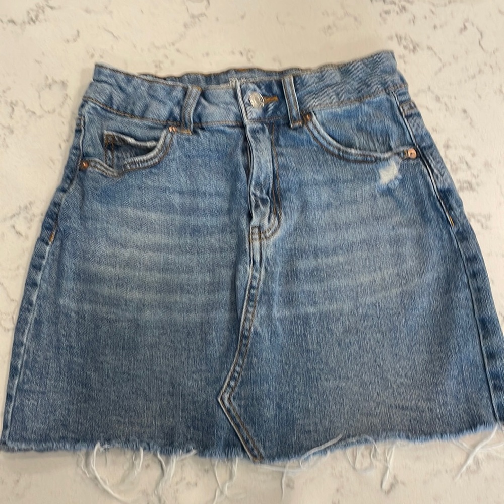 Jean mini skirt. Size 2